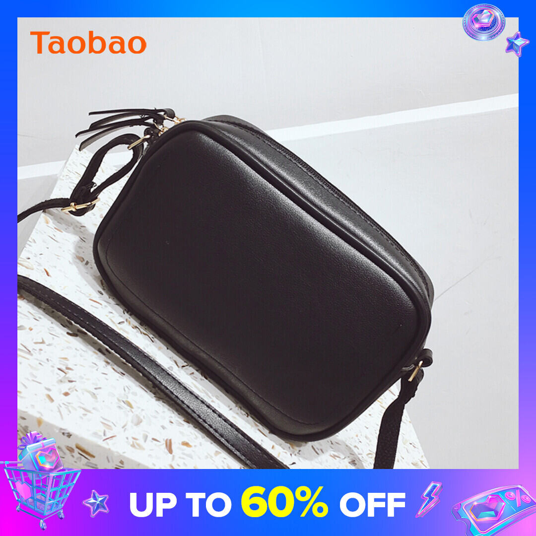 2022 New Korean Style All-Match Women's Bag Square Sling Bag Fashionable Simple Shoulder Messenger Bag Trendy Summer Small Bag Mini