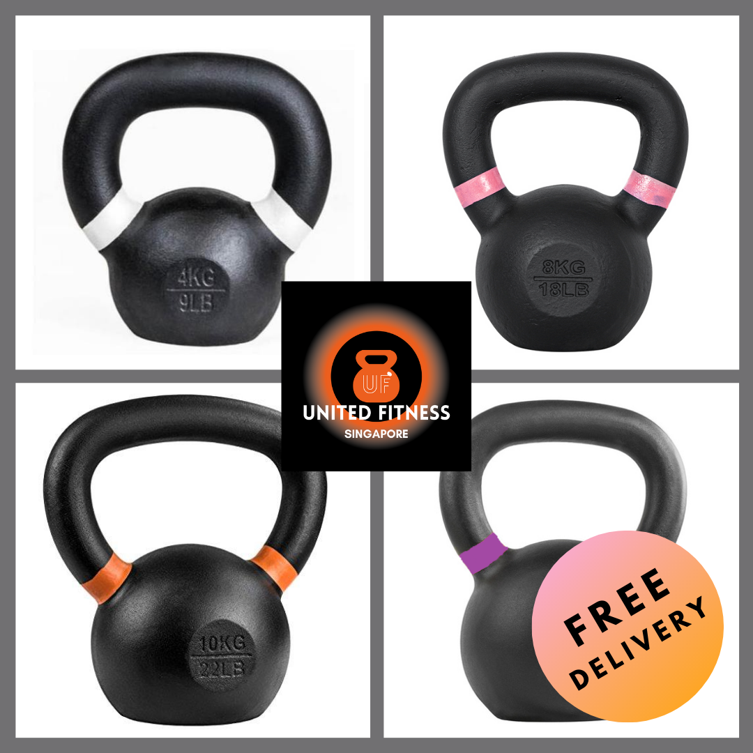 ??READY STOCK! 100% Cast Iron Kettlebell For CrossFit, Boot Camp & Weight Lifting Training