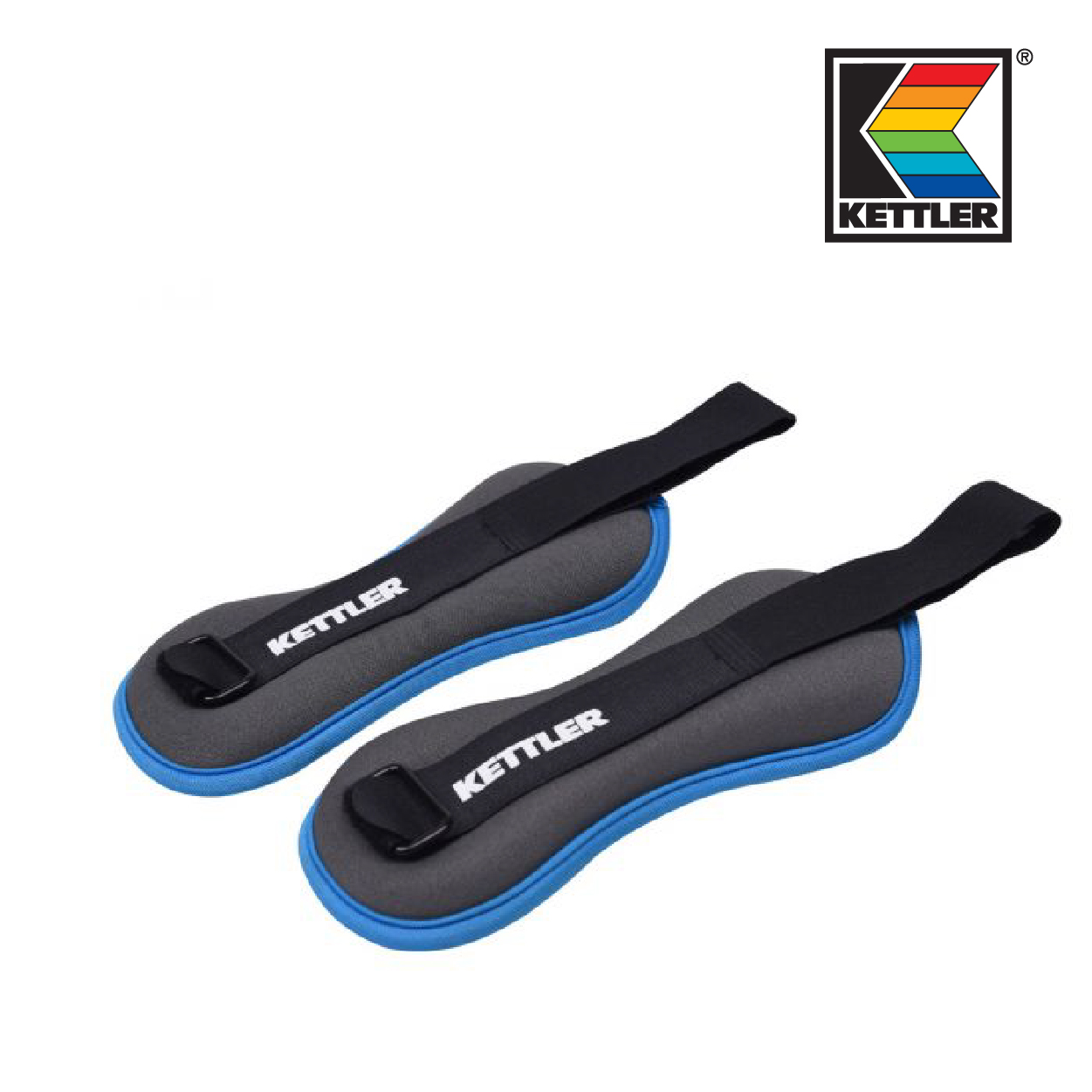 Kettler KAL 412020 Foot Bands (3KG/Pair - Blue) - 1.5 KG each side